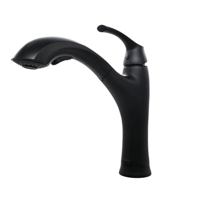 Maldives 1 Handle Pull-Out Swivel Kitchen Faucet in Matte Black finish Maldives 1 Handle Pull-Out Swivel Kitchen Faucet in Matte Black finish