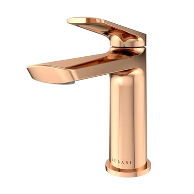 Open Box - Ibiza 1 Handle Single Hole Bathroom Faucet with Drain Assembly in Rose Gold finish Open Box - Ibiza 1 Handle Single Hole Bathroom Faucet with Drain Assembly in Rose Gold finish