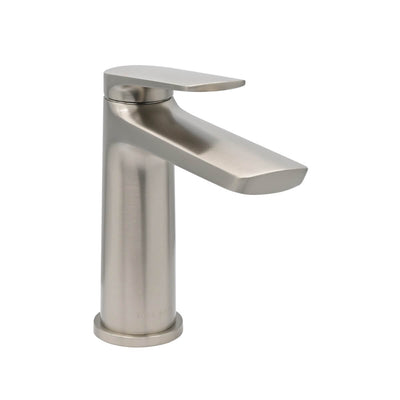 Ibiza 1 handle single hole Bathroom Faucet with drain assembly in Brushed Nickel finish Ibiza 1 handle single hole Bathroom Faucet with drain assembly in Brushed Nickel finish