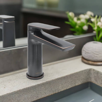Ibiza 1 handle single hole Bathroom Faucet with drain assembly in Oil Rubbed Bronze finish Ibiza 1 handle single hole Bathroom Faucet with drain assembly in Oil Rubbed Bronze finish