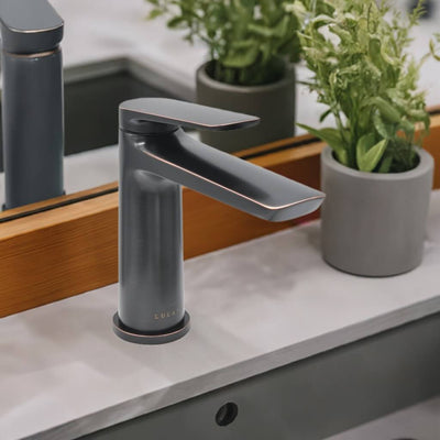 Ibiza 1 handle single hole Bathroom Faucet with drain assembly in Oil Rubbed Bronze finish Ibiza 1 handle single hole Bathroom Faucet with drain assembly in Oil Rubbed Bronze finish