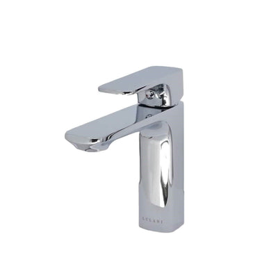 Corsica 1 Handle Single Hole Brass Bathroom Faucet with drain assembly in Chrome finish Corsica 1 Handle Single Hole Brass Bathroom Faucet with drain assembly in Chrome finish