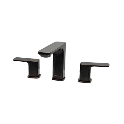 Corsica 2 Handle Widespread Brass Bathroom Faucet with drain assembly in Oil Rubbed Bronze finish Corsica 2 Handle Widespread Brass Bathroom Faucet with drain assembly in Oil Rubbed Bronze finish