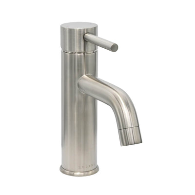 St. Lucia 1 Handle Single Hole Brass Bathroom Faucet with drain assembly in Brushed Nickel finish St. Lucia 1 Handle Single Hole Brass Bathroom Faucet with drain assembly in Brushed Nickel finish