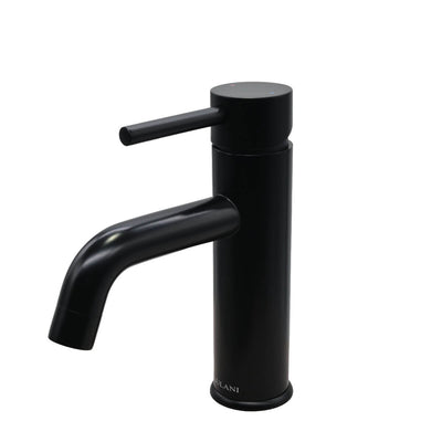 St. Lucia 1 Handle Single Hole Brass Bathroom Faucet with drain assembly in Matte Black finish St. Lucia 1 Handle Single Hole Brass Bathroom Faucet with drain assembly in Matte Black finish