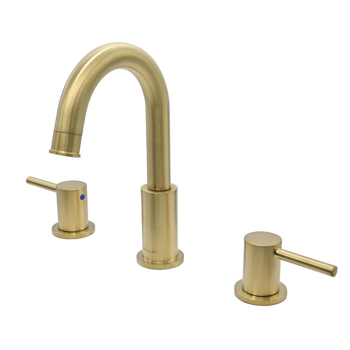 St. Lucia 2 Handle 3 Hole Widespread Brass Bathroom Faucet with drain assembly