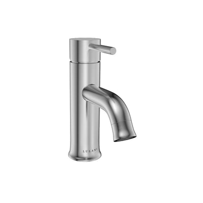 Open Box - Aruba, Single Handle Bathroom Faucet with Drain Assembly in Brushed Stainless finish Open Box - Aruba, Single Handle Bathroom Faucet with Drain Assembly in Brushed Stainless finish