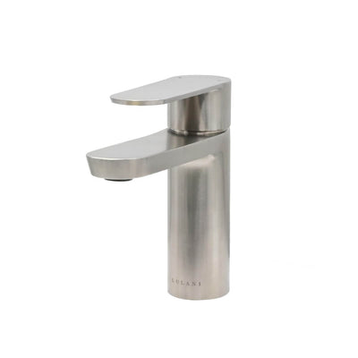 Yasawa - Single Hole Stainless Steel Bathroom Faucet with drain assembly in Brushed Stainless finish Yasawa - Single Hole Stainless Steel Bathroom Faucet with drain assembly in Brushed Stainless finish