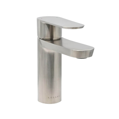 Yasawa - Single Hole Stainless Steel Bathroom Faucet with drain assembly in Brushed Stainless finish Yasawa - Single Hole Stainless Steel Bathroom Faucet with drain assembly in Brushed Stainless finish