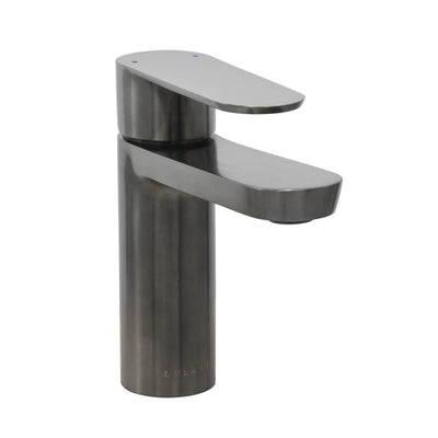 Yasawa - Single Hole Stainless Steel Bathroom Faucet with drain assembly in Gun Metal finish Yasawa - Single Hole Stainless Steel Bathroom Faucet with drain assembly in Gun Metal finish