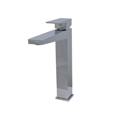 Boracay 1 Handle Vessel Sink Brass Bathroom Faucet with drain assembly in Chrome finish Boracay 1 Handle Vessel Sink Brass Bathroom Faucet with drain assembly in Chrome finish
