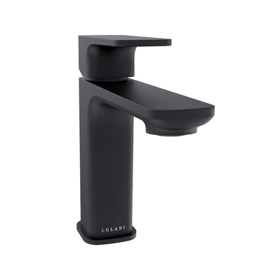 Open Box - Corsica, Single Handle Bathroom Faucet with Drain Assembly in Matte Black finish Open Box - Corsica, Single Handle Bathroom Faucet with Drain Assembly in Matte Black finish