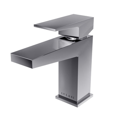 Open Box - Boracay, Single Handle Bathroom Faucet with Drain Assembly in Chrome finish Open Box - Boracay, Single Handle Bathroom Faucet with Drain Assembly in Chrome finish