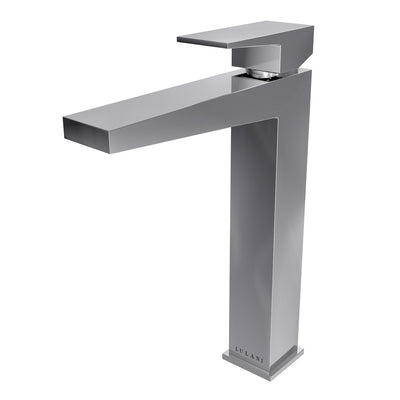 Open Box - Boracay, Vessel Height Bathroom Faucet with Drain Assembly in Chrome finish Open Box - Boracay, Vessel Height Bathroom Faucet with Drain Assembly in Chrome finish
