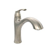 Maldives 1 Handle Pull-Out Swivel Kitchen Faucet in Brushed Nickel finish