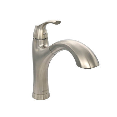 Maldives 1 Handle Pull-Out Swivel Kitchen Faucet in Brushed Nickel finish Maldives 1 Handle Pull-Out Swivel Kitchen Faucet in Brushed Nickel finish