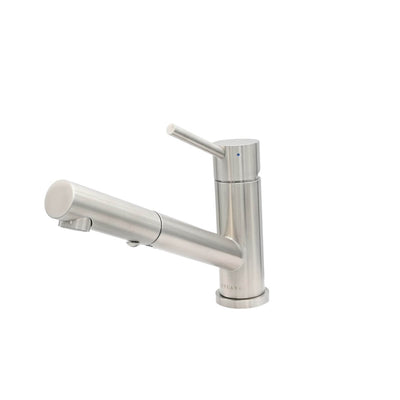Bali - Stainless Steel 1 Handle 2-Function Pull-Out Swivel Kitchen Faucet with Baseplate in Brushed Stainless finish Bali - Stainless Steel 1 Handle 2-Function Pull-Out Swivel Kitchen Faucet with Baseplate in Brushed Stainless finish