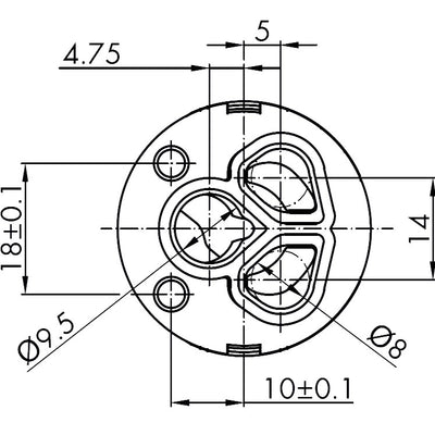 Kerox Premium Ceramic Disc Cartridge Replacement (NKJ-35) 35mm - 1 3/8 Kerox Premium Ceramic Disc Cartridge Replacement (NKJ-35) 35mm - 1 3/8