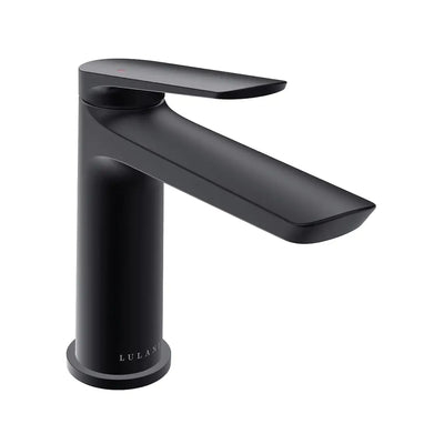 Ibiza 1 handle single hole Bathroom Faucet with drain assembly in Matte Black finish Ibiza 1 handle single hole Bathroom Faucet with drain assembly in Matte Black finish