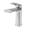 Ibiza 1 handle single hole Bathroom Faucet with drain assembly in Chrome finish