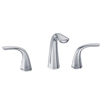 Open Box - Kauai, Widespread Bathroom Faucet with Drain Assembly in Chrome finish Open Box - Kauai, Widespread Bathroom Faucet with Drain Assembly in Chrome finish