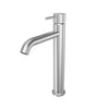 St. Lucia - Vessel Height Bathroom Faucet (petite) with drain assembly in Brushed Nickel finish