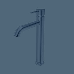 St. Lucia - Vessel Height Bathroom Faucet (petite) with drain assembly