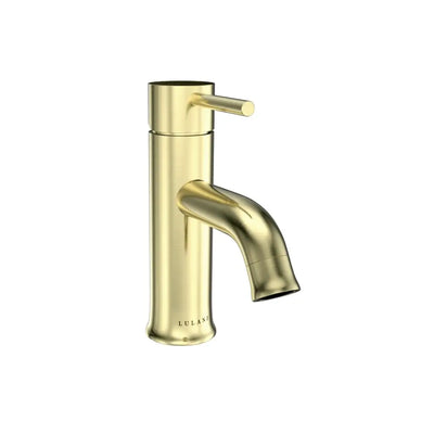 Aruba Stainless Steel 1 Handle Bathroom Faucet with drain assembly in Champagne Gold finish Aruba Stainless Steel 1 Handle Bathroom Faucet with drain assembly in Champagne Gold finish
