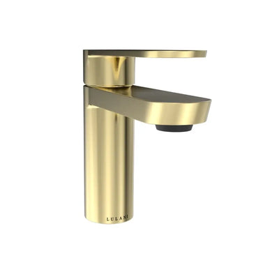 Yasawa - Single Hole Stainless Steel Bathroom Faucet with drain assembly in Champagne Gold finish Yasawa - Single Hole Stainless Steel Bathroom Faucet with drain assembly in Champagne Gold finish