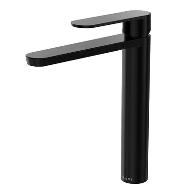 Yasawa Stainless Steel 1 Handle Vessel Sink Bathroom Faucet with drain assembly in Steel Black finish Yasawa Stainless Steel 1 Handle Vessel Sink Bathroom Faucet with drain assembly in Steel Black finish