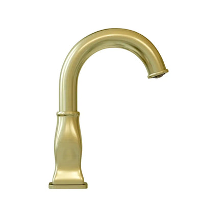 Aurora 1 Handle Single Hole Brass Bathroom Faucet with drain assembly in Champagne Gold finish Aurora 1 Handle Single Hole Brass Bathroom Faucet with drain assembly in Champagne Gold finish