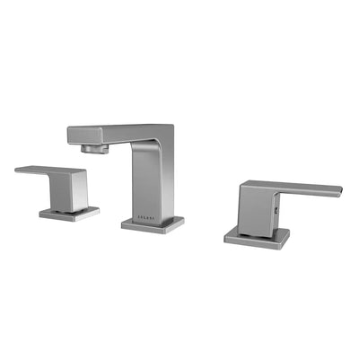 Open Box - Capri, Widespread Bathroom Faucet with Drain Assembly in Brushed Nickel finish Open Box - Capri, Widespread Bathroom Faucet with Drain Assembly in Brushed Nickel finish