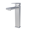 Capri -Vessel Height Single Hole Bathroom Faucet with drain assembly in Chrome finish