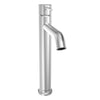 St. Lucia 1 Handle Vessel Height Brass Bathroom Faucet with drain assembly in Brushed Nickel finish