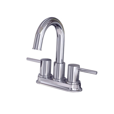 Open Box - St. Lucia, Centerset Bathroom Faucet with Drain Assembly in Chrome finish Open Box - St. Lucia, Centerset Bathroom Faucet with Drain Assembly in Chrome finish