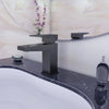 Boracay 1 Handle Single Hole Brass Bathroom Faucet with drain assembly in Gun Metal finish