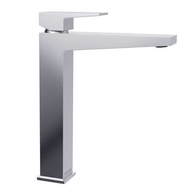 Boracay 1 Handle Vessel Sink Brass Bathroom Faucet with drain assembly in Chrome finish Boracay 1 Handle Vessel Sink Brass Bathroom Faucet with drain assembly in Chrome finish