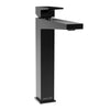 Boracay 1 Handle Vessel Sink Brass Bathroom Faucet with drain assembly in Gun Metal finish