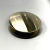 Bathroom sink pop-up drain with overflow (Large Top) in Brushed Gold finish