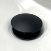 Bathroom sink pop-up drain with overflow (Large Top) in Matte Black finish