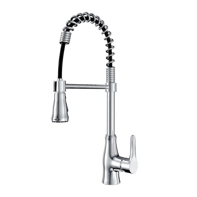 Bora Bora 1 Handle Pull-Down Swivel Kitchen Faucet with Baseplate in Chrome finish Bora Bora 1 Handle Pull-Down Swivel Kitchen Faucet with Baseplate in Chrome finish