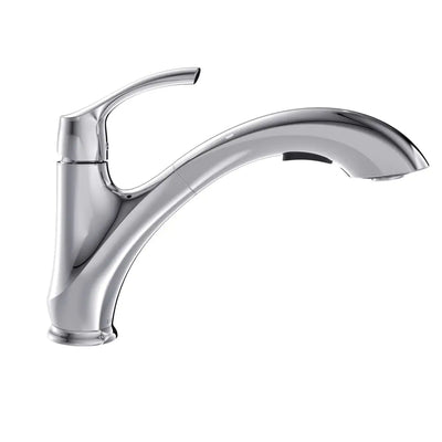 Maldives - Low Profile Pull-Out Kitchen Faucet in Chrome finish Maldives - Low Profile Pull-Out Kitchen Faucet in Chrome finish