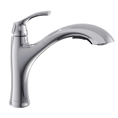 Maldives 1 Handle Pull-Out Swivel Kitchen Faucet in Chrome finish Maldives 1 Handle Pull-Out Swivel Kitchen Faucet in Chrome finish