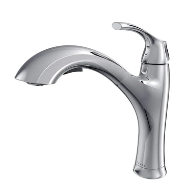 Maldives 1 Handle Pull-Out Swivel Kitchen Faucet in Chrome finish Maldives 1 Handle Pull-Out Swivel Kitchen Faucet in Chrome finish