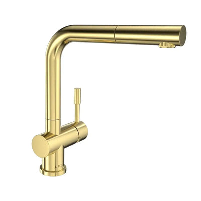 Nassau - Stainless Steel Pull-Out Kitchen Faucet (Aerated spray head) in Champagne Gold finish Nassau - Stainless Steel Pull-Out Kitchen Faucet (Aerated spray head) in Champagne Gold finish