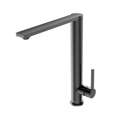 Cebu Stainless Steel 1 Handle Swivel Kitchen Faucet with Baseplate in Gun Metal finish Cebu Stainless Steel 1 Handle Swivel Kitchen Faucet with Baseplate in Gun Metal finish