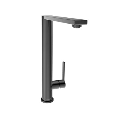 Cebu Stainless Steel 1 Handle Swivel Kitchen Faucet with Baseplate in Gun Metal finish Cebu Stainless Steel 1 Handle Swivel Kitchen Faucet with Baseplate in Gun Metal finish