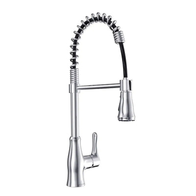 Bora Bora 1 Handle Pull-Down Swivel Kitchen Faucet with Baseplate in Chrome finish Bora Bora 1 Handle Pull-Down Swivel Kitchen Faucet with Baseplate in Chrome finish