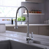 Bora Bora 1 Handle Pull-Down Swivel Kitchen Faucet with Baseplate in Chrome finish