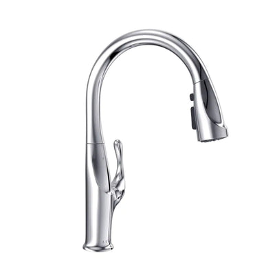 Kauai 1 Handle Swivel Pull-Down Kitchen Faucet Includes Baseplate in Chrome finish Kauai 1 Handle Swivel Pull-Down Kitchen Faucet Includes Baseplate in Chrome finish